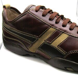 Steve Madden Stryker Y2K Men Casual Sneakers Shoes Brown Leather Size 10 NIB